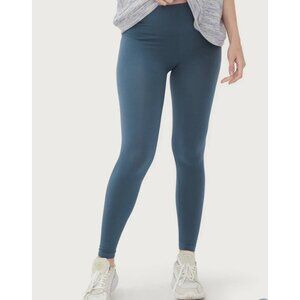 NWT HATCH The Body Rib Legging slate blue turquoise SZ XS belly29